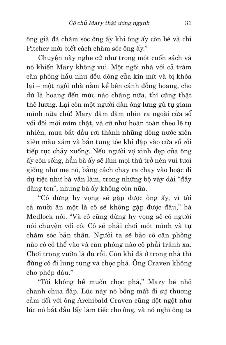 Văn Học Cổ Điển - Khu Vườn Bí Mật - Frances Hodgson Burnett