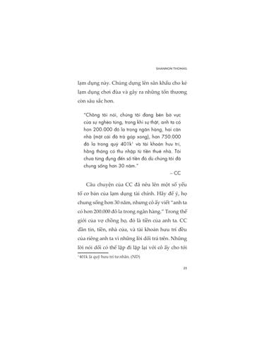  Thoát Bẫy Thao Túng Tiền Bạc - Shannon Thomas, LCSW 