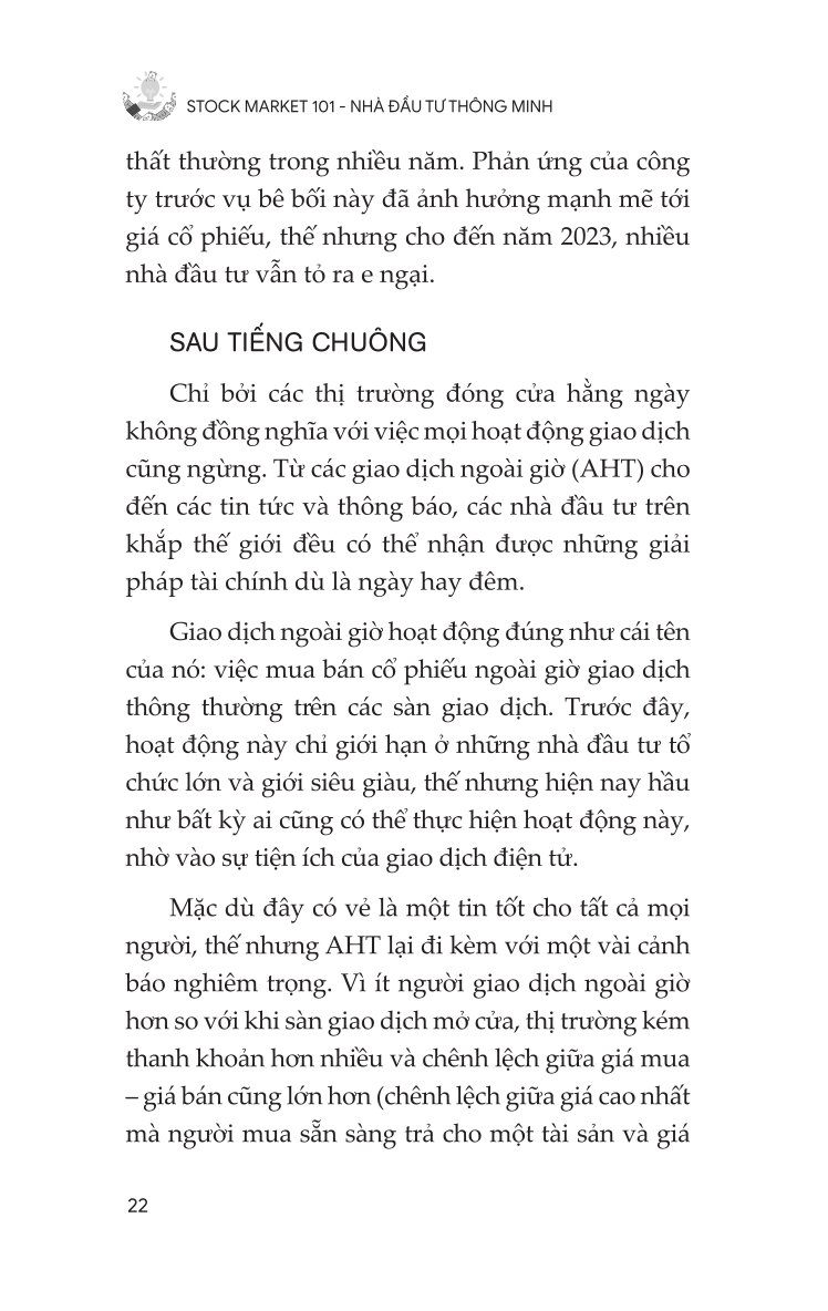 Nhà Đầu Tư Thông Minh - Stock Market 101 - Michele Cagan