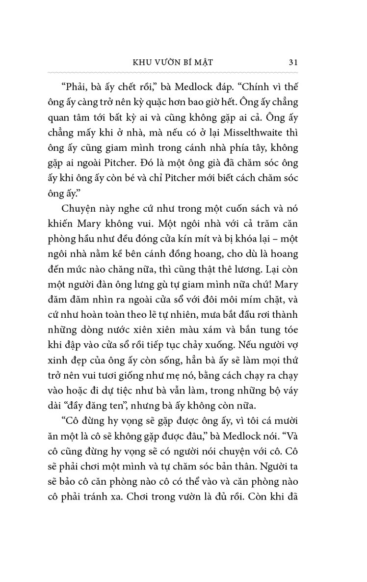 Khu Vườn Bí Mật (Bìa Vải) - Frances Hodgson Burnett