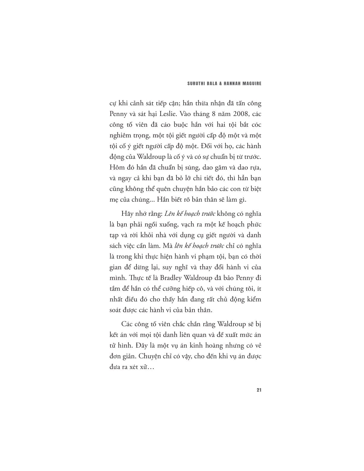 Giải Mã Tâm Trí Ác Nhân - Suruthi Bala, Hannah Maguire