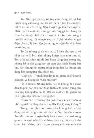 Cô Gái Trong Cabin Số 10 - Ruth Ware 