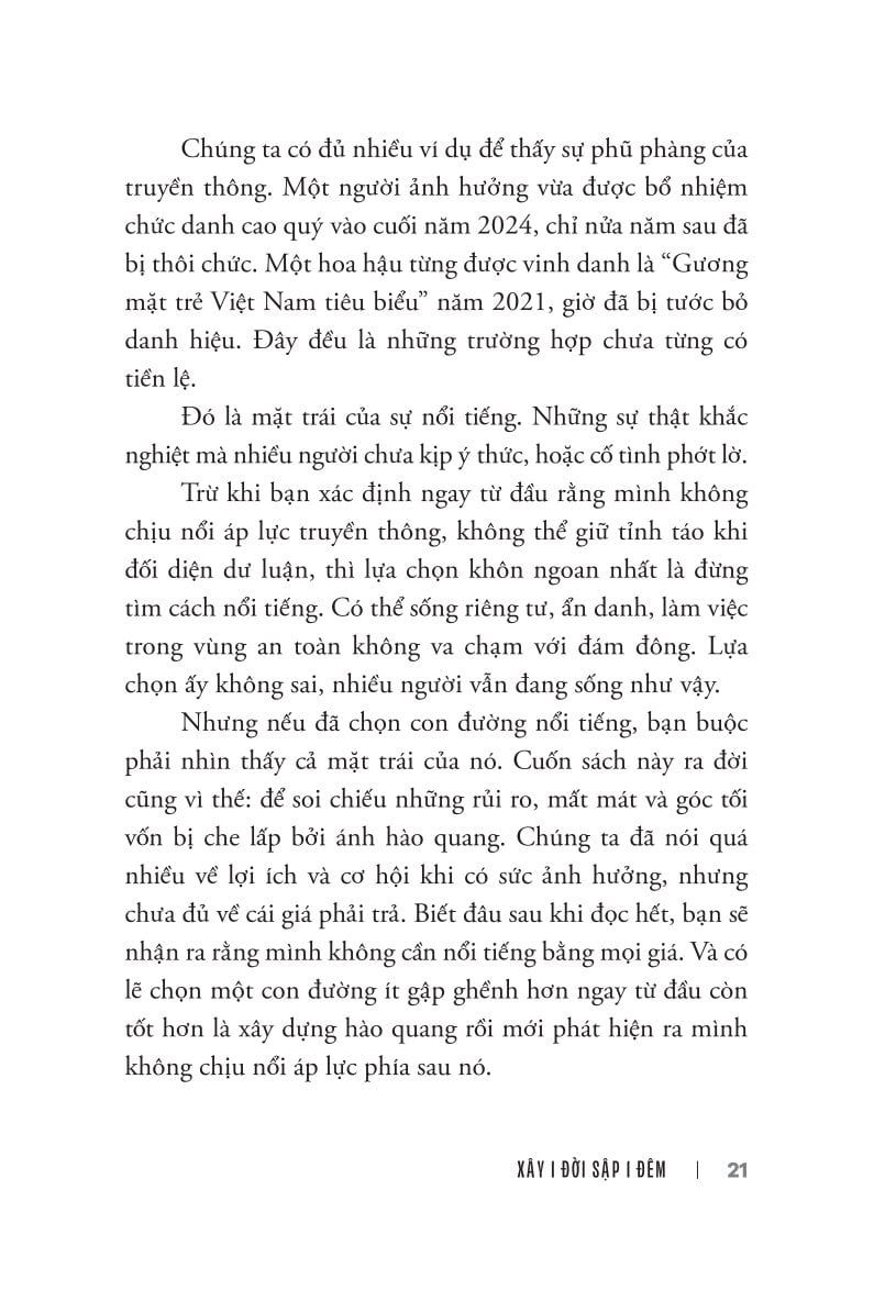 Xây 1 Đời Sập 1 Đêm - Dự Phòng Và Ứng Phó Khủng Hoảng Truyền Thông Khi Xây Thương Hiệu Cá Nhân - Hạ Hồng Việt