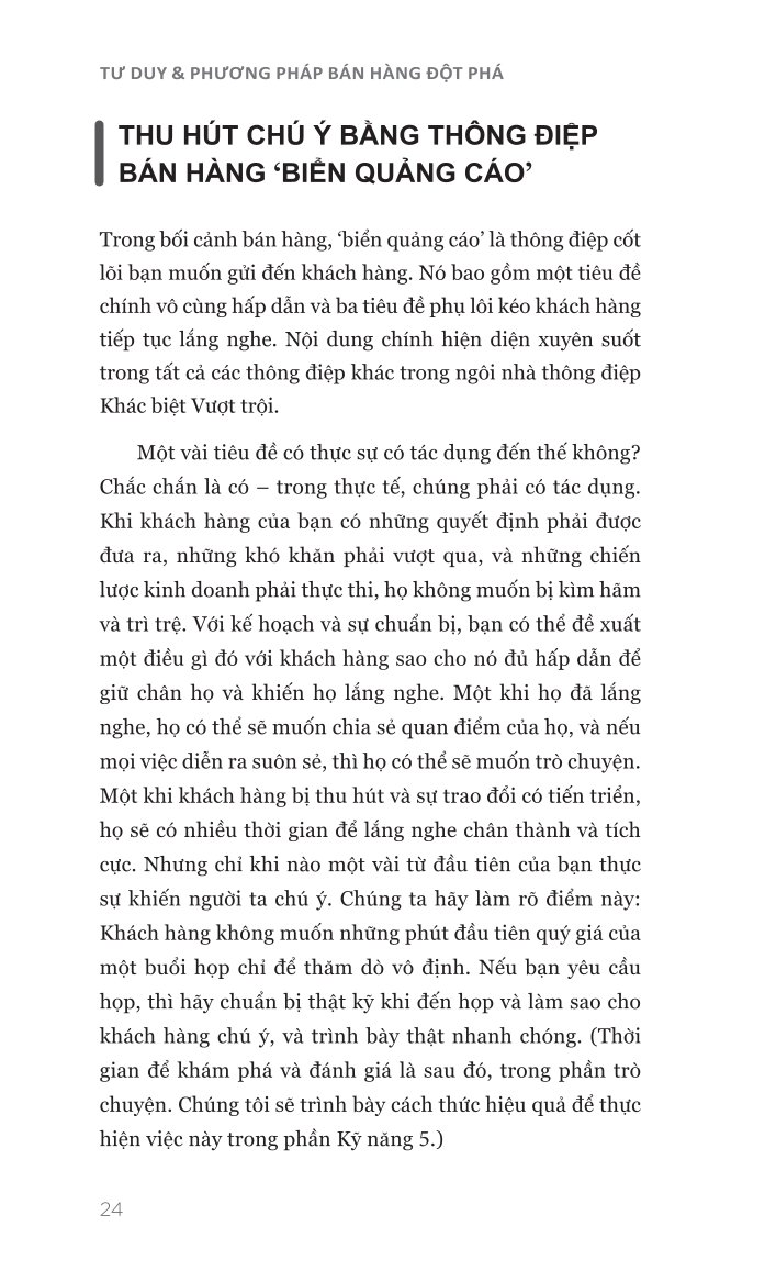 Tư Duy và Phương Pháp Bán Hàng Đột Phá - Strikingly Different Selling - Nhiều Tác Giả