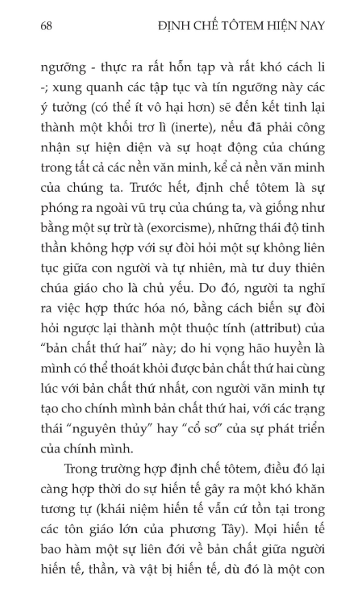 Định Chế Tôtem Hiện Nay - Claude Lévi-Strauss