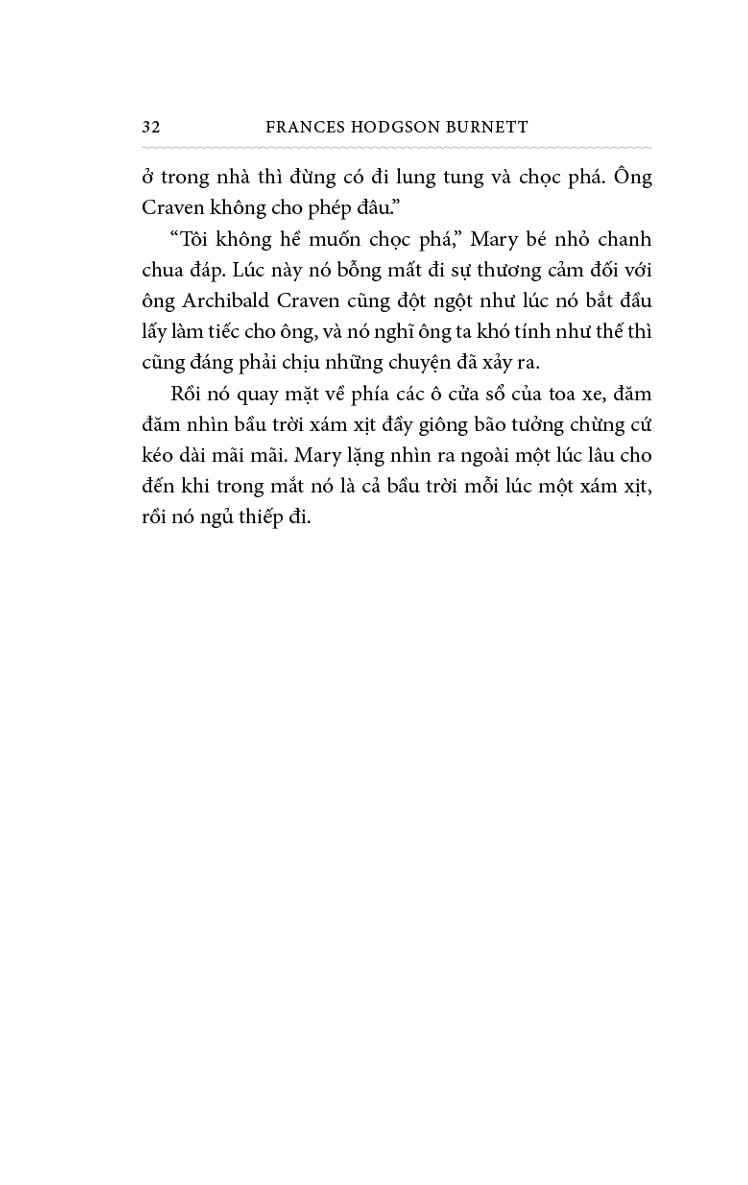 Khu Vườn Bí Mật (Bìa Vải) - Frances Hodgson Burnett