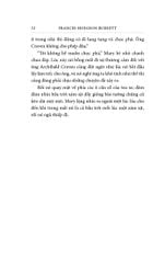 Khu Vườn Bí Mật (Bìa Vải) - Frances Hodgson Burnett