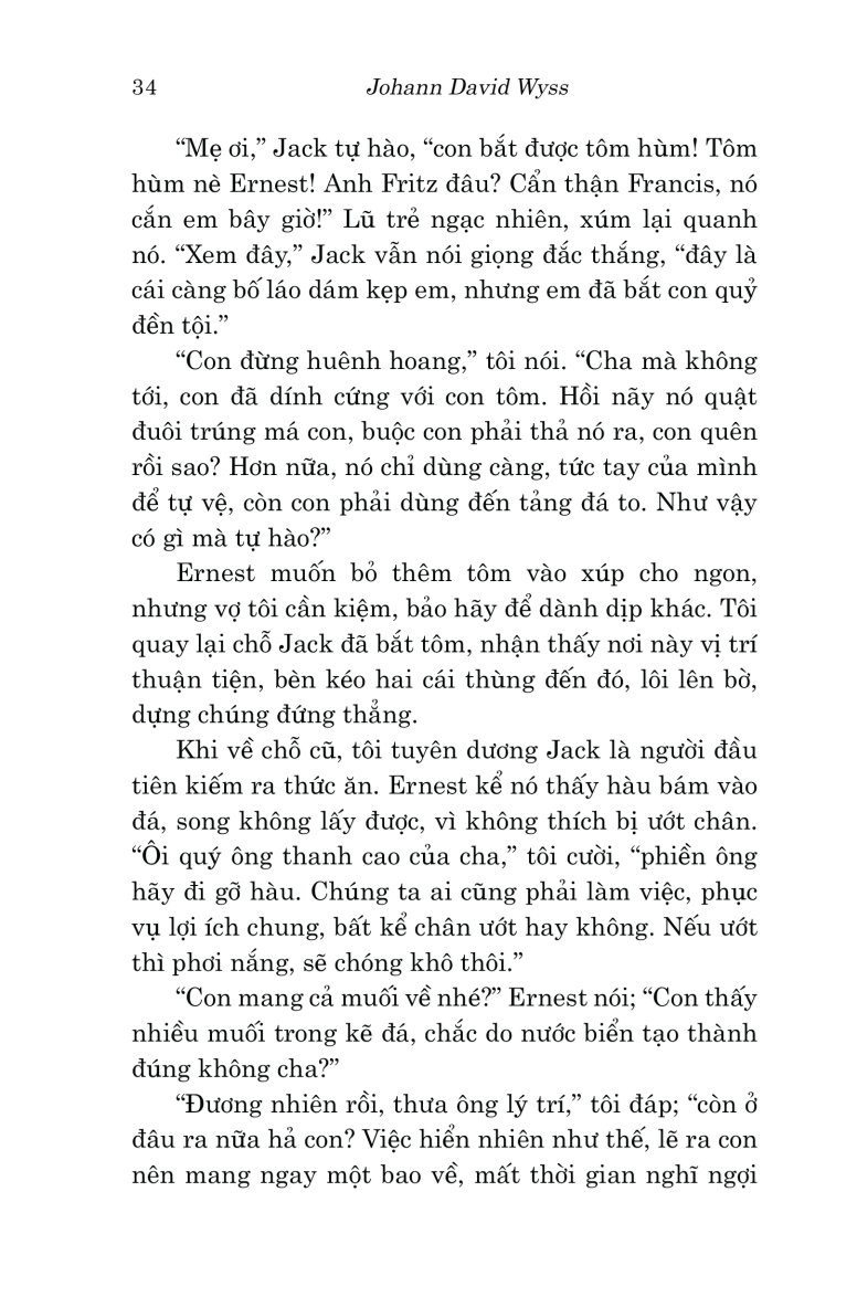 Văn Học Cổ Điển - Gia Đình Robinson Thụy Sỹ - Johann David Wyss