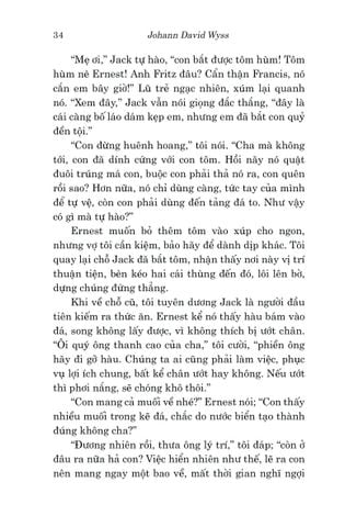  Văn Học Cổ Điển - Gia Đình Robinson Thụy Sỹ - Johann David Wyss 
