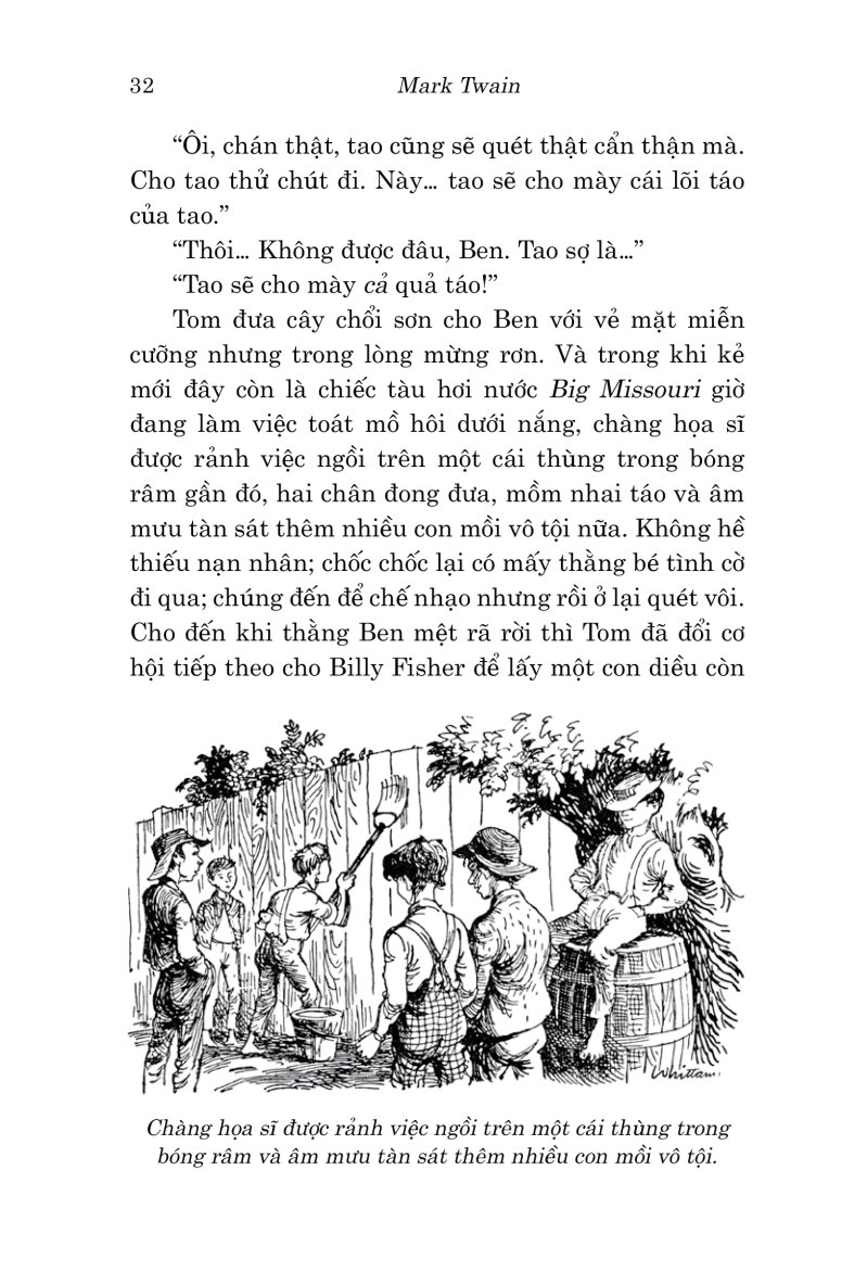 Văn Học Cổ Điển - Những Cuộc Phiêu Lưu Của Tom Sawyer - Mark Twain