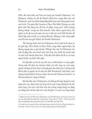  Truy Tìm Satoshi – 15 Năm Theo Dấu Cha Đẻ Bitcoin -  Benjamin Wallace 