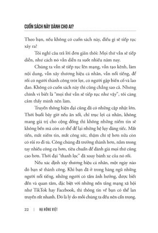 Xây 1 Đời Sập 1 Đêm - Dự Phòng Và Ứng Phó Khủng Hoảng Truyền Thông Khi Xây Thương Hiệu Cá Nhân - Hạ Hồng Việt 
