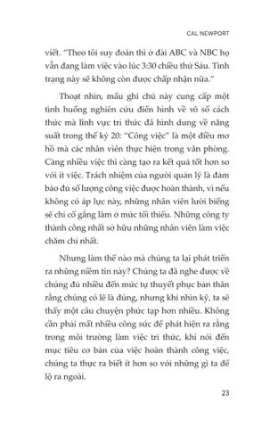  Năng Suất Nhanh & Chậm - Cal Newport 
