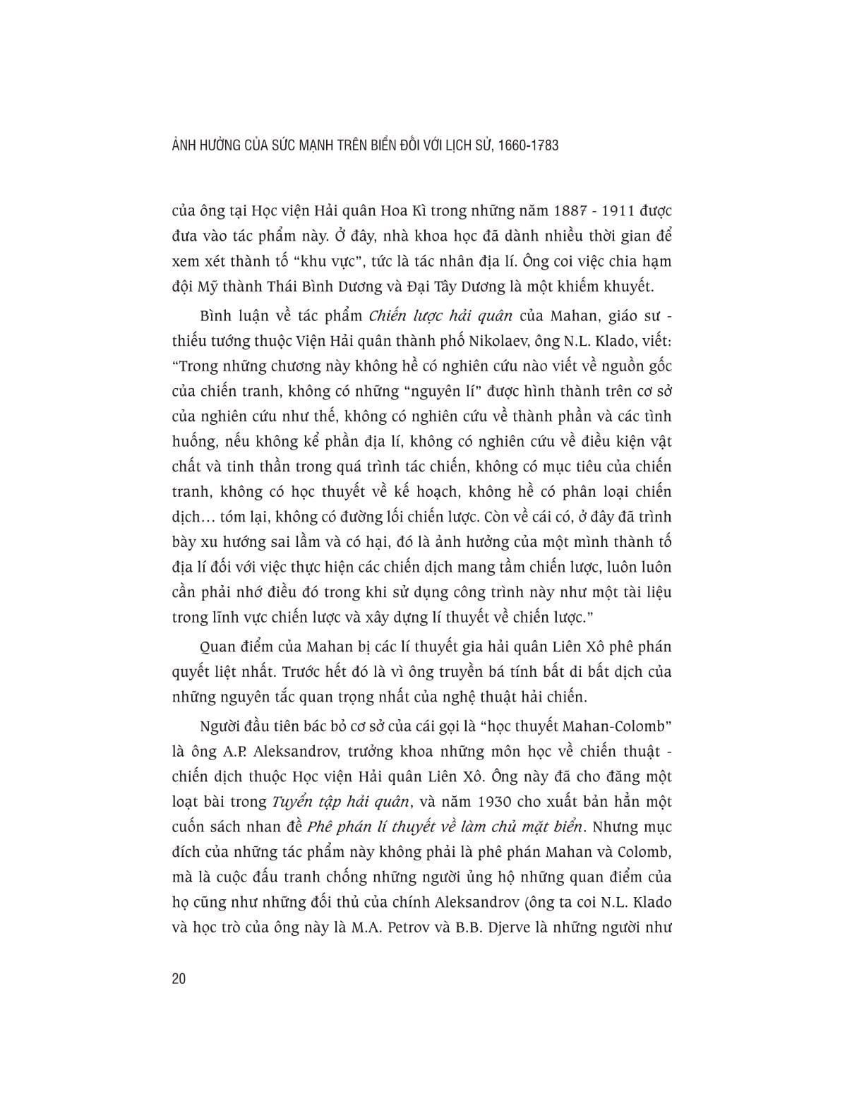 Ảnh Hưởng Của Sức Mạnh Trên Biển Đối Với Lịch Sử 1660-1783 - Alfred Thayer Mahan