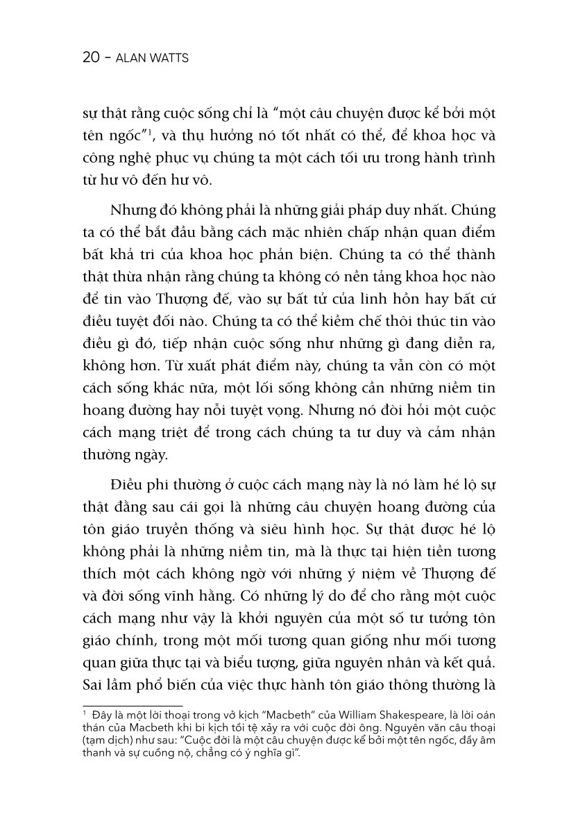 Minh Triết Từ Nỗi Bất An - 
Alan Watts