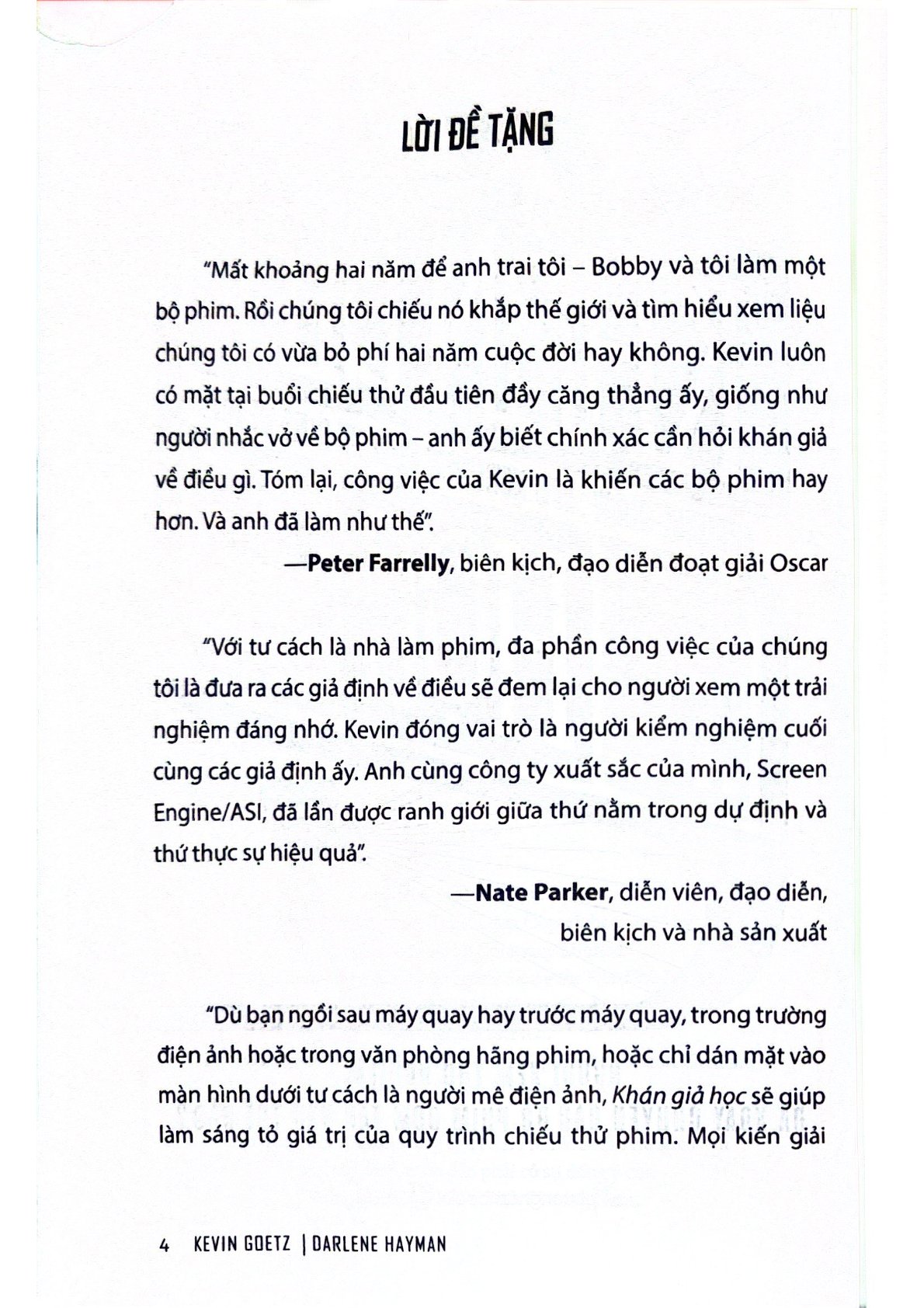 Khán Giả Học - Kevin Goetz