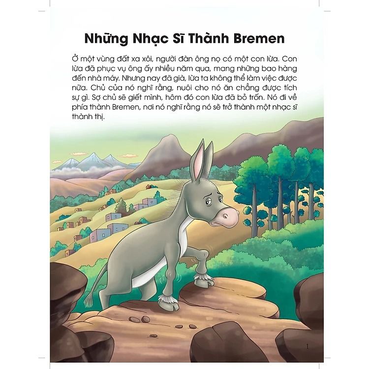 Sách Những Câu Chuyện Tuyệt Vời - Những Nhạc Sĩ Thành Bremen -  Pegasus