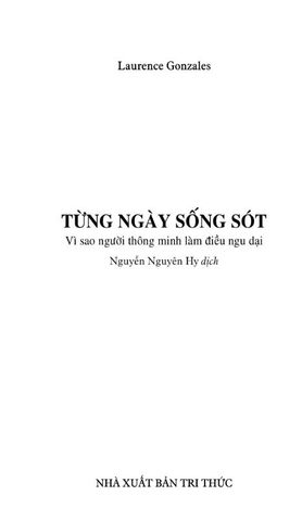  Từng Ngày Sống Sót - Laurence Gonzales 