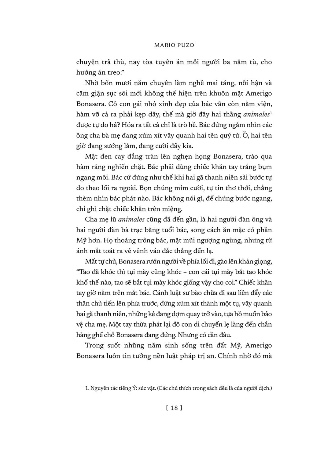 Bố Già - Bìa Cứng - Bìa Trắng - Mario Puzo
