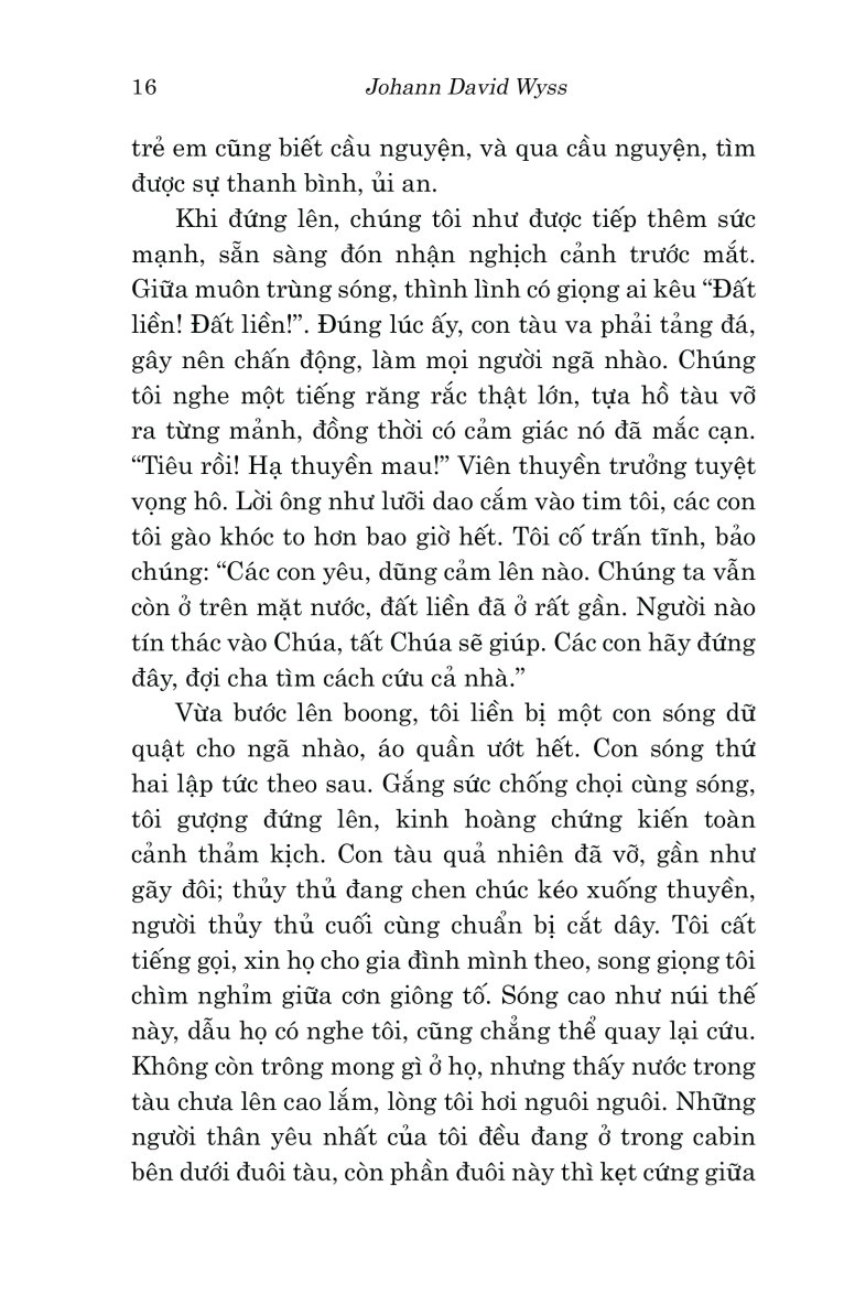 Văn Học Cổ Điển - Gia Đình Robinson Thụy Sỹ - Johann David Wyss