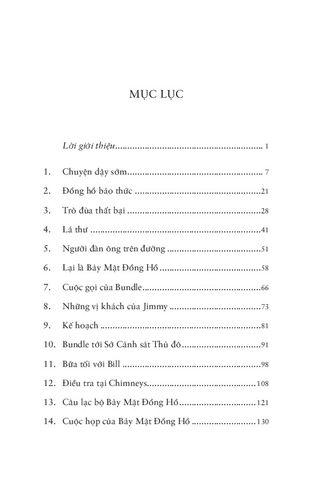  Kỳ Án Bảy Mặt Đồng Hồ - 
Agatha Christie 