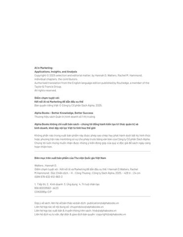  Điểm Chạm Tuyệt Vời - Kết Nối Ai Để Dẫn Đầu Xu Thế - Hannah D.Walters
Rachel M.Hammond 