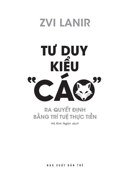 Tư Duy Kiểu Cáo - 
Zvi Lanir