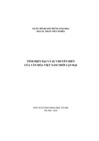  Tính Hiện Đại Và Sự Chuyển Biến Của Văn Hóa Việt Nam Thời Cận Đại - GS.TS. Đỗ Quang Hưng 