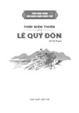  Thời Niên Thiếu Của Danh Nhân Nước Việt - Thời Niên Thiếu Của Lê Quý Đôn - Vũ Thị Thanh 