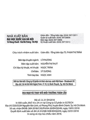  Địa Mạo Và Thay Đổi Môi Trường Toàn Cầu - Nhiều Tác Giả 