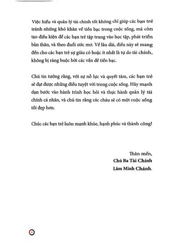  Tài Chính Cá Nhân Dành Cho Bạn Trẻ - Lâm Minh Chánh 