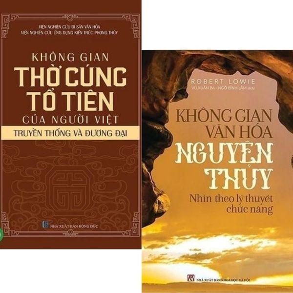  Combo 2 Cuốn ( Không Gian Thờ Cúng Tổ Tiên Của Người Việt + Không Gian Văn Hóa Nguyên Thủy ) 