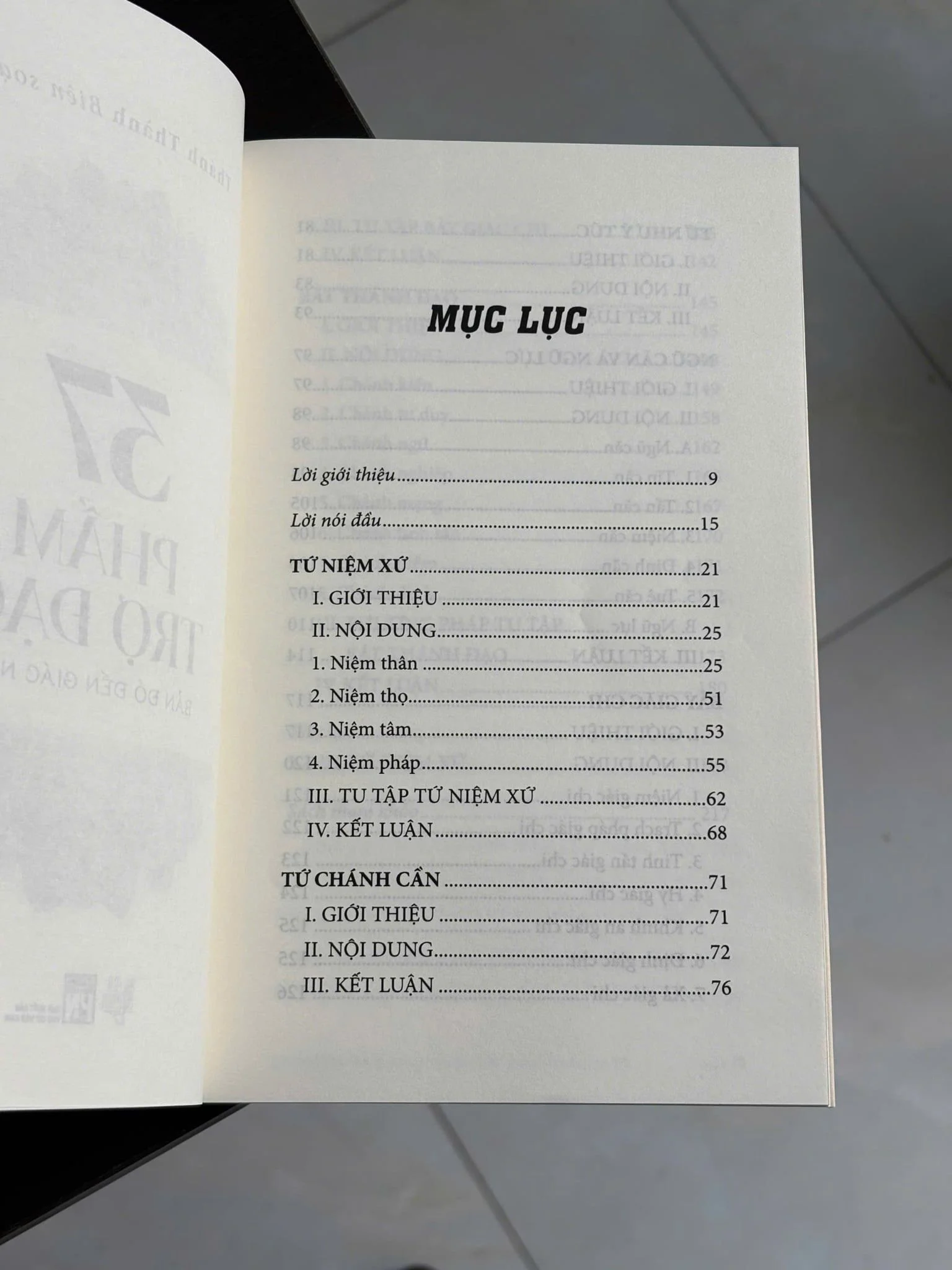 37 Phẩm Trợ Đạo - Bản Đồ Đến Giác Ngộ