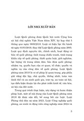 Luật Quốc Phòng Năm 2018 ( Sửa Đổi, Bổ Sung Năm 2023, 2024, 2025 ) - Quốc hội - NXB CTQG