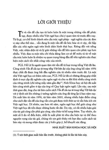  Cấu Tạo Từ Tiếng Việt Hiện Đại - PGS. Hồ Lê 