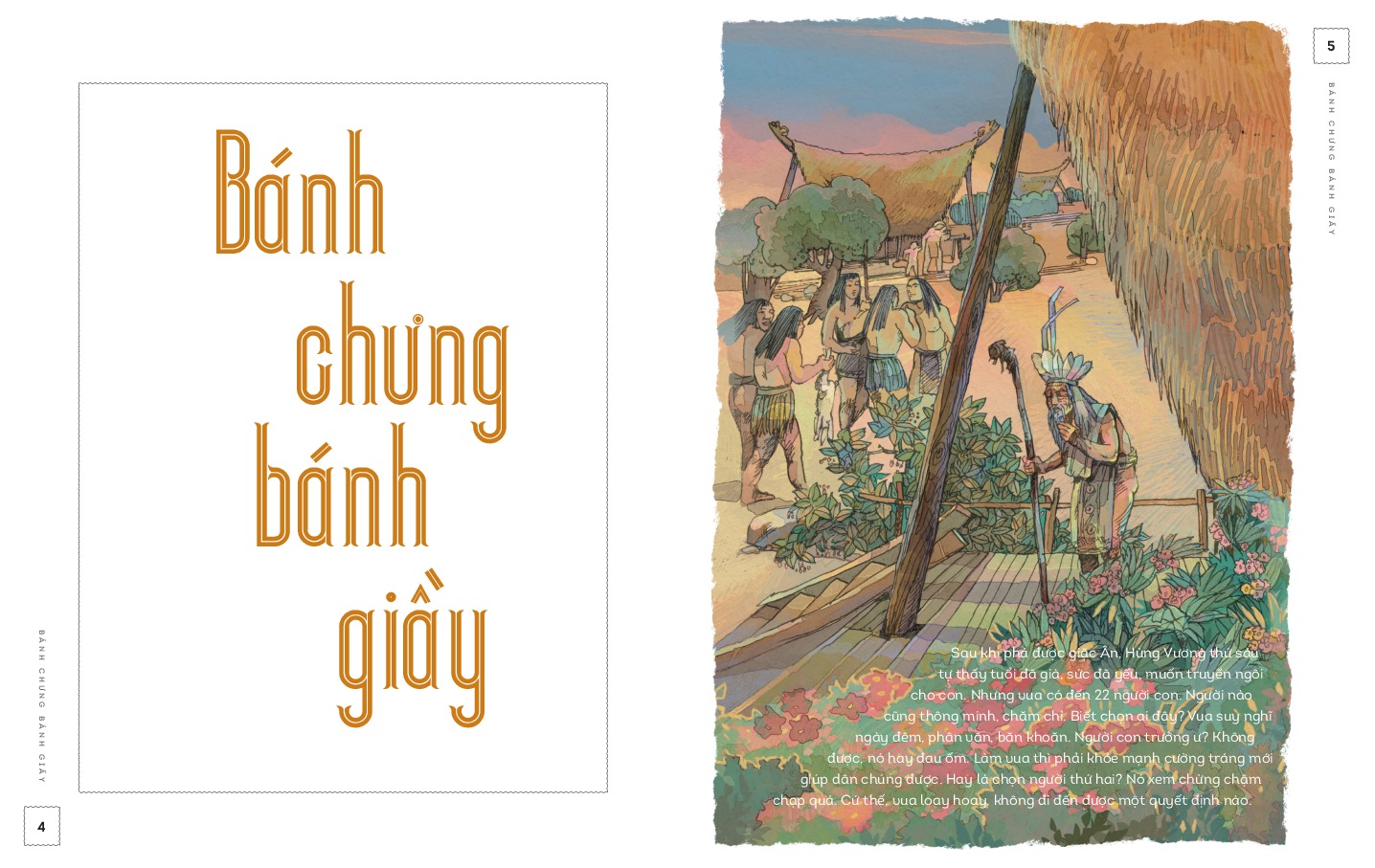 Lịch Sử Việt Nam Bằng Tranh - Bánh Chưng Bánh Giầy (Bản Màu) - Nhiều tác giả