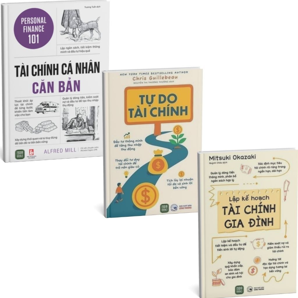 Combo 3 Quyển ( Tài Chính Cá Nhân Căn Bản + Tự Do Tài Chính + Lập Kế Hoạch Tài Chính Gia Đình )