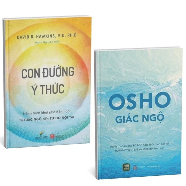  Combo 2 Quyển ( Con Đường Ý Thức + Osho - Giác Ngộ ) - David R. Hawkin, Osho 