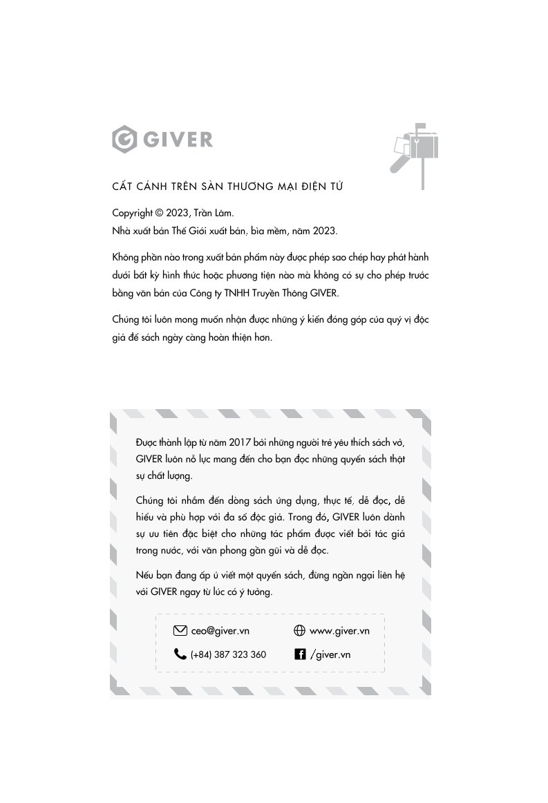 Cất Cánh Trên Sàn Thương Mại Điện Tử - Trần Lâm