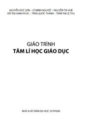 Giáo Trình Tâm Lí Học Giáo Dục  - Nhiều tác giả