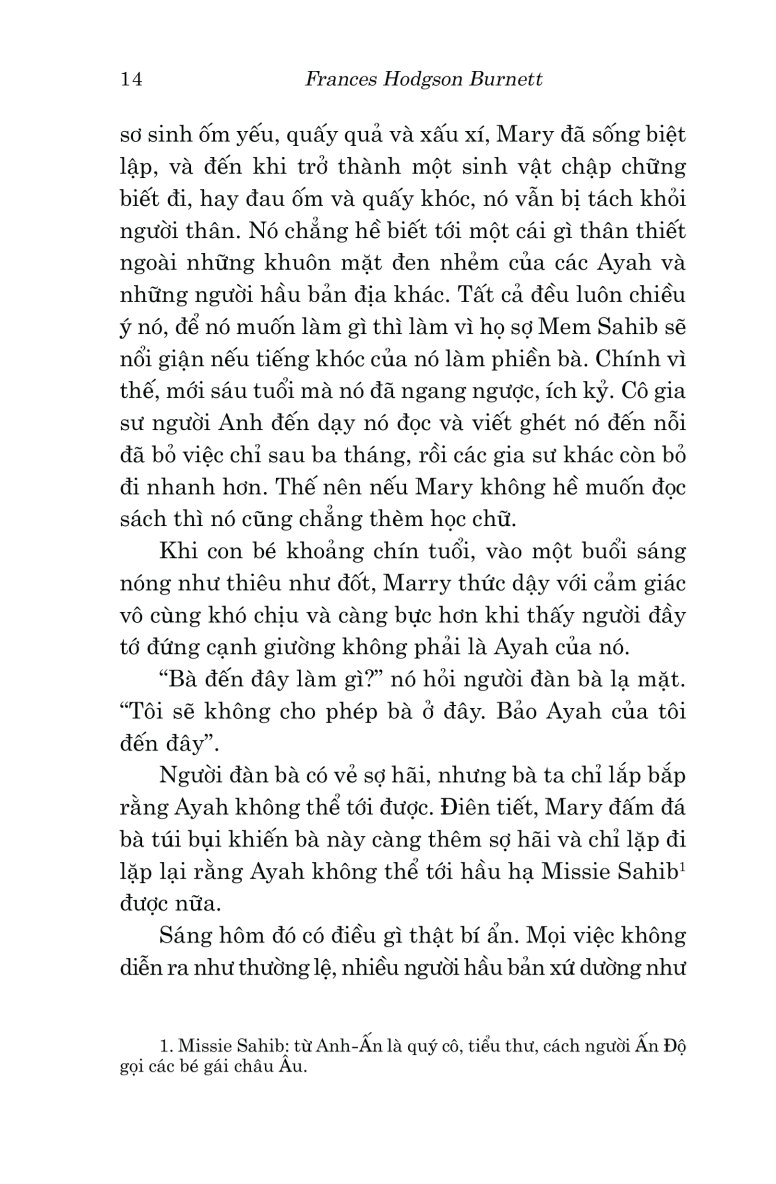 Văn Học Cổ Điển - Khu Vườn Bí Mật - Frances Hodgson Burnett
