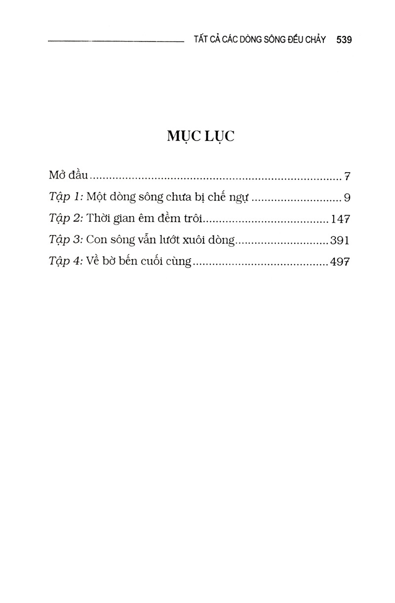 Tất Cả Các Dòng Sông Đều Chảy - Nancy cato