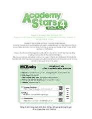 Combo 6 Quyển Sách Bài tập Academy Stars  Workbook ( Từ Tập 1 - Tập 6 )