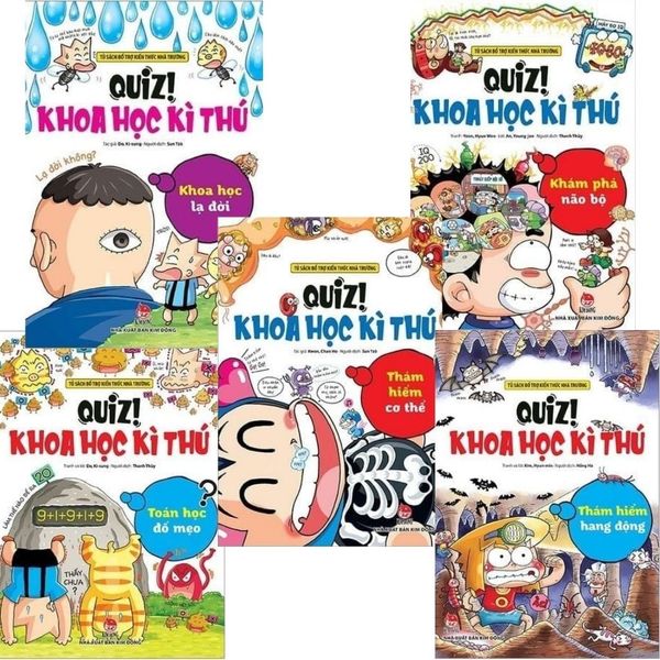  Combo 5 Cuốn Quiz! Khoa Học Kì Thú (Phần 2) - NXB Kim Đồng 