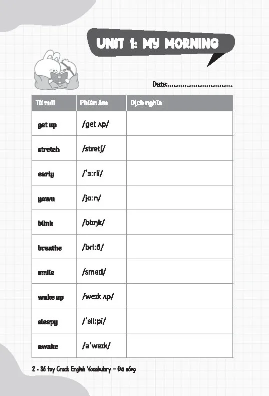 Sổ Tay Crack English Vocabulary - Xây Chắc 540 Từ Vựng Tiếng Anh Theo Chủ Đề Chỉ Với 30 Phút Mỗi Ngày - Chủ Đề Đời Sống - Adam Ross