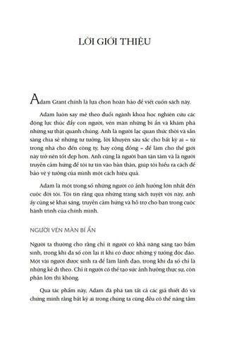  Combo 4 Quyển (GIVE and TAKE - Cho & Nhận + Dám Nghĩ Lại - Think Again + Biến Tiềm Năng Thành Tài Năng + Tư Duy Ngược Dịch Chuyển Thế Giới - Originals) - Adam Grant 