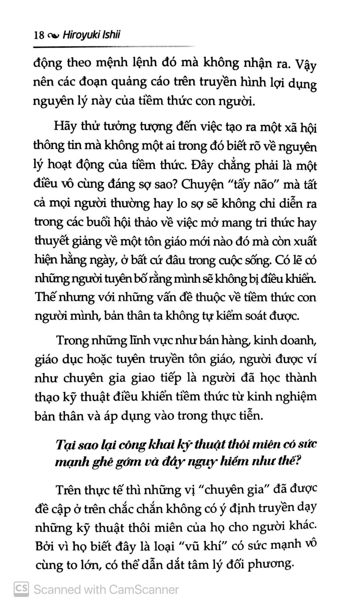 Thuật Thôi Miên Trong Giao Tiếp - Hiroyuki Ishii