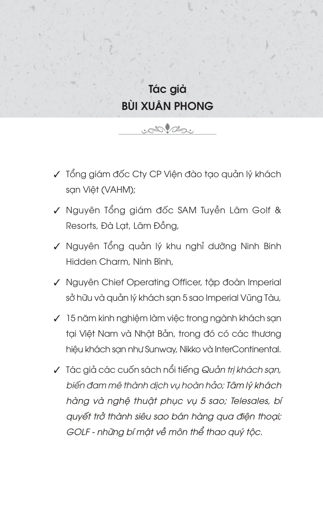Vui Lòng Khách Đến, Vừa Lòng Khách Đi - Bùi Xuân Phong