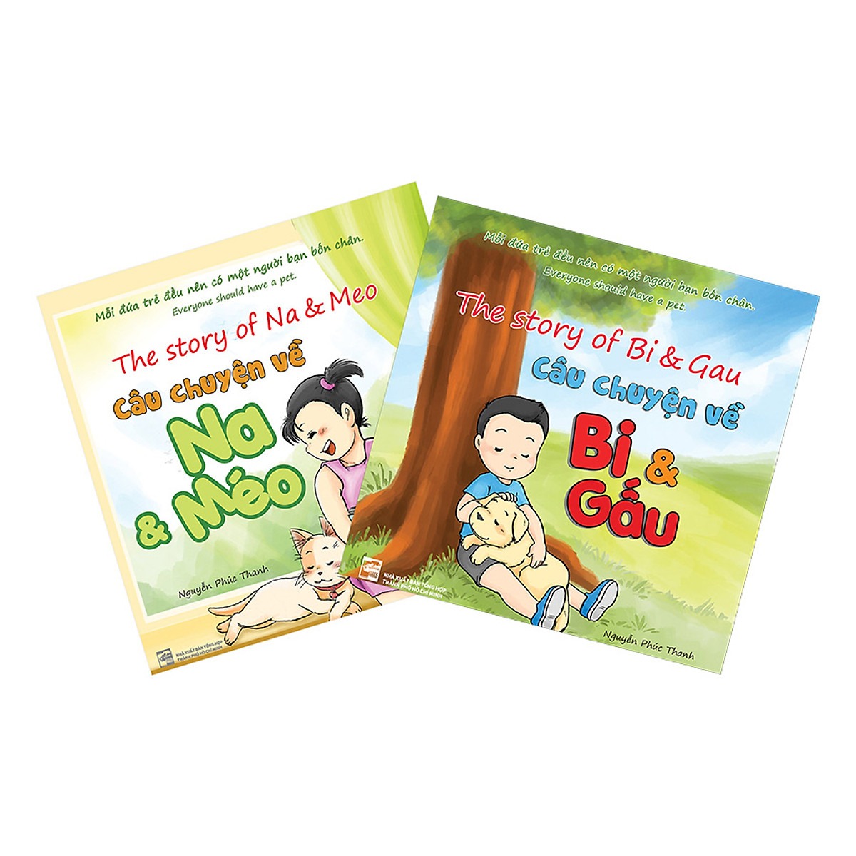 Bộ Truyện Trang Song Ngữ - Bi & Gấu + Na & Méo (Bộ 2 Cuốn) - Nguyễn Phúc Thanh