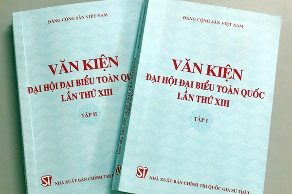 Bộ 2 Tập Văn Kiện Đại Hội Đại Biểu Toàn Quốc Lần Thứ XIII - Đảng Cộng sản Việt Nam
